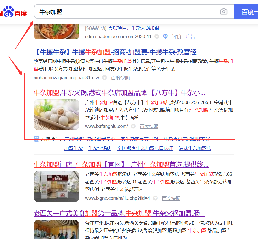 百度关键词优化排名首页加盟关键词搜索引擎SEO优化权重提升